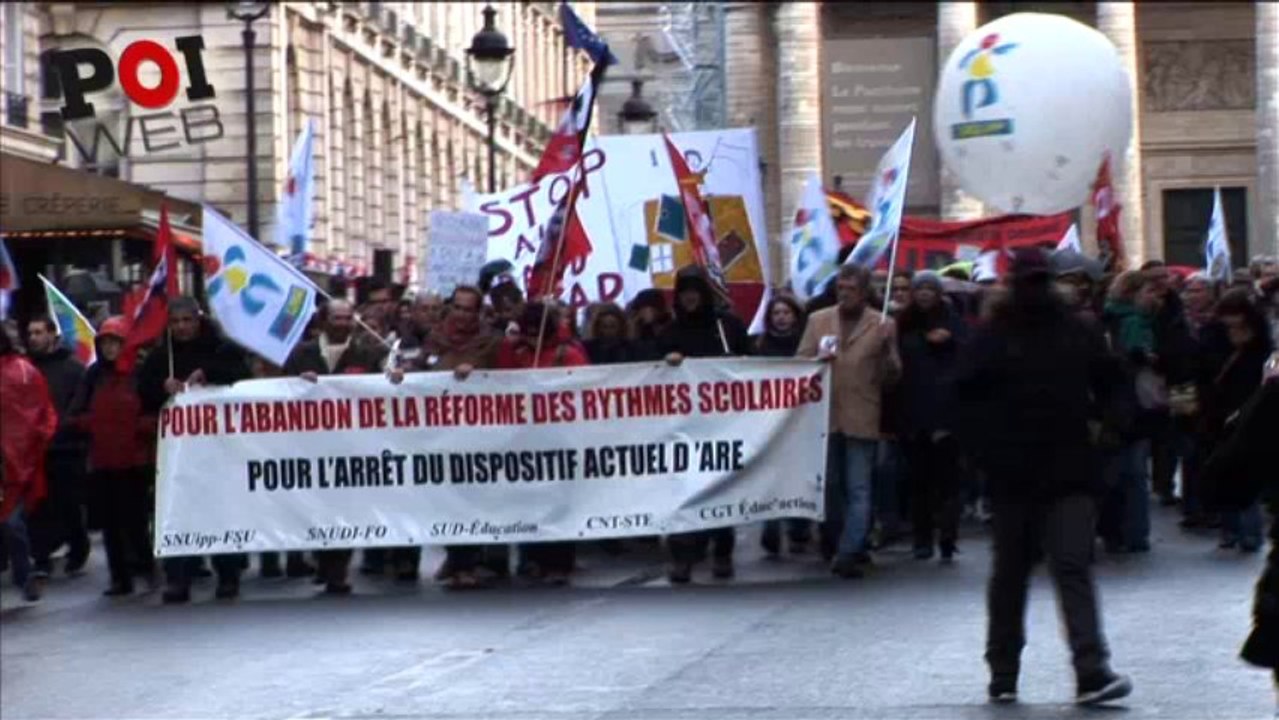 Interviews dans la manifestation du 14 novembre 2013