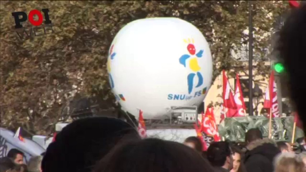 Manifestation Parisienne contre la réforme des retraites 14 novembre 2013