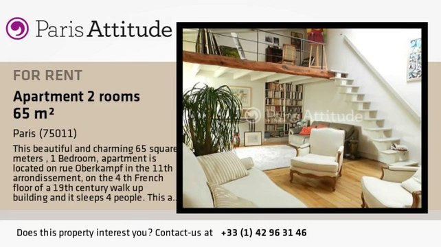 1 Bedroom Apartment for rent - Oberkampf, Paris - Ref. 8692