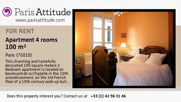 3 Bedroom Apartment for rent - Marx Dormoy, Paris - Ref. 2829