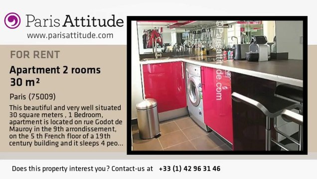 1 Bedroom Apartment for rent - Opéra, Paris - Ref. 7562