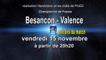 Extraits ES Bisontin Handball / Valence HB - handball ProD2