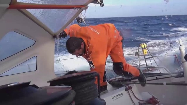 Jour 10 - Safran (IMOCA) - Transat Jacques Vabre 2013