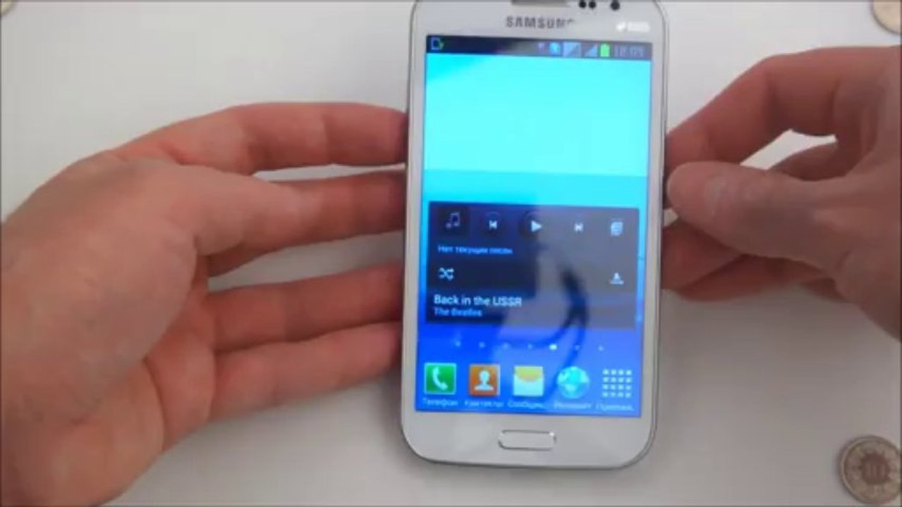 Samsung I8552 Galaxy Win DUOS - первое включение, предварительный обзор