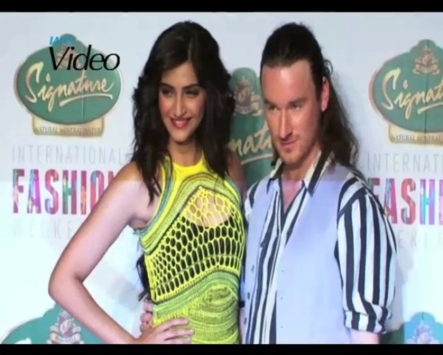 Sonam on the ramp