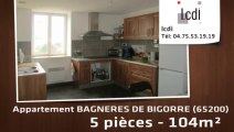 Vente - appartement - BAGNERES DE BIGORRE (65200)  - 104m²