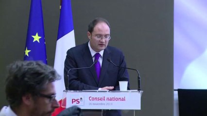 Discours de Guillaume Bachelay au conseil national du 16 novembre 2013