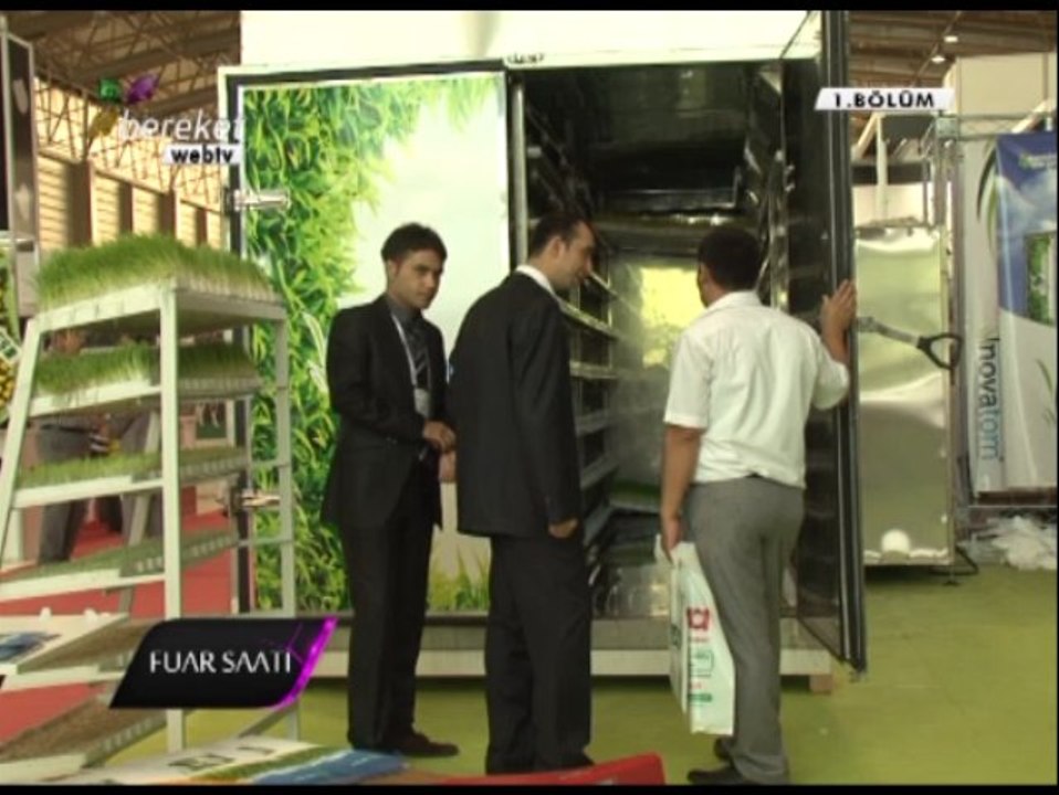 NOVATOM Taze Yem Ot  Makinaları  Fuar Saati Programı  - 6. Uluslararası Hayvancılık Teknolojileri ve Süt Endüstrisi Fuarı İzmir - Bereket TV 2013