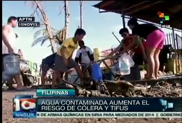 Agua contaminada en Filipinas aumenta riesgo de cólera