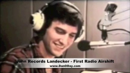 JOHN LANDECKER'S FIRST RADIO AIR SHIFT, 1966 - ANN ARBOR MI