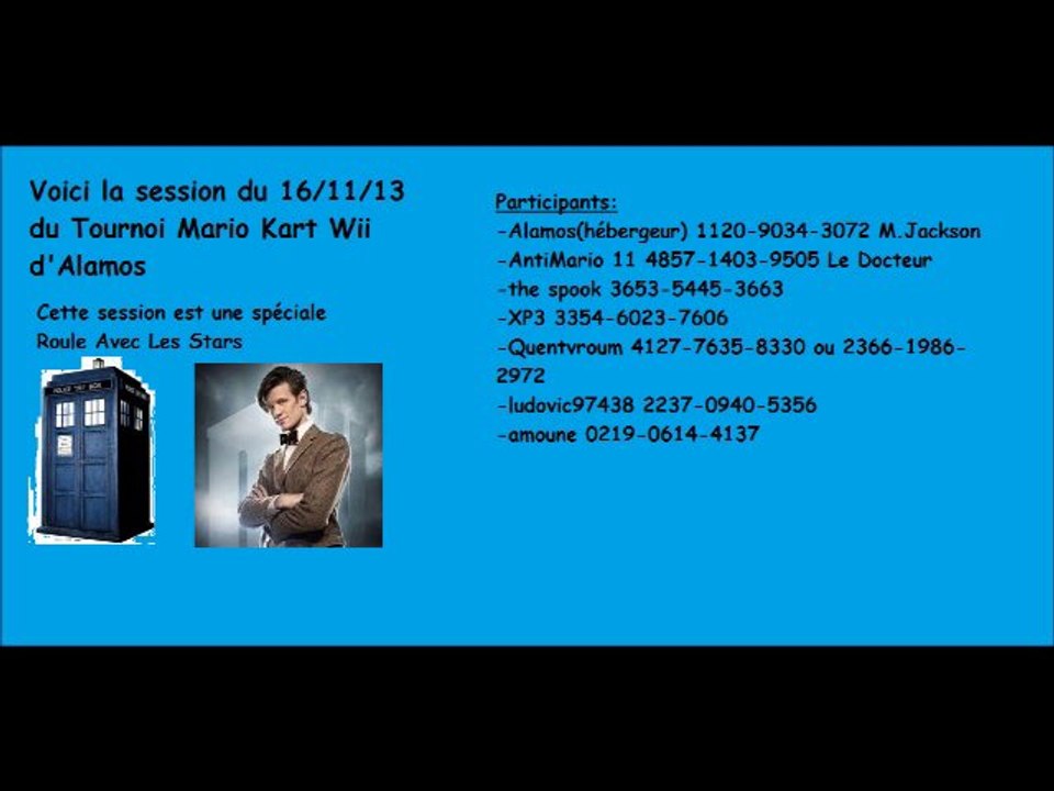 trailer session mario kart wii 16 novembre 2013