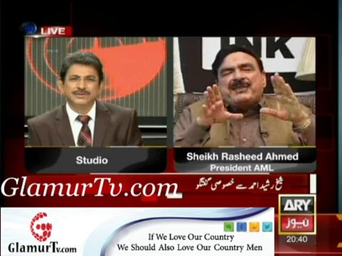 Sawal Yeh Hai (Exclusive Interview With Sheikh Rasheed) On Ary News 16th November 2013 By GlamurTv