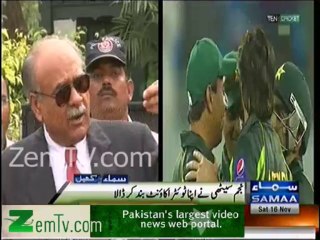 Strong Reaction of Pakistani people , Najam sethi had to close his Twitter Account