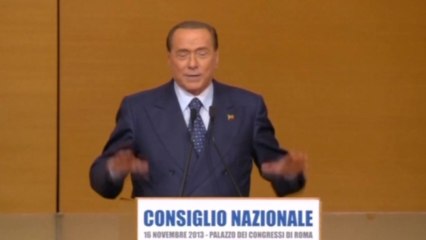 Emotional Berlusconi leads rebranding of political party