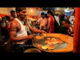 Spicy pav bhaji in Kolkata Durga puja fair