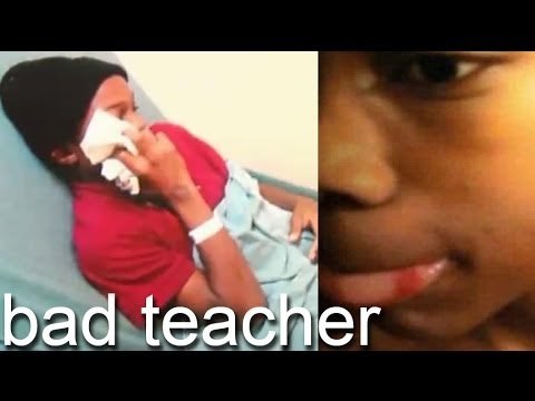Beaumont Texas teen Reginald Wells knocked out by teacher