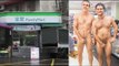 Drunk British man John Purkis flashes naked body, pose for photos at Taiwan FamilyMart