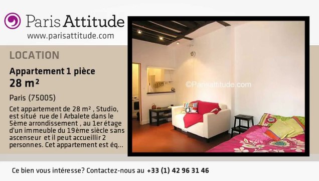 Appartement Studio à louer - Port Royal, Paris - Ref. 6727