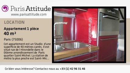 Appartement Studio à louer - Quartier Latin/St Michel, Paris - Ref. 2764