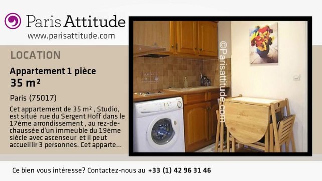 Appartement Studio à louer - Pereire, Paris - Ref. 5683