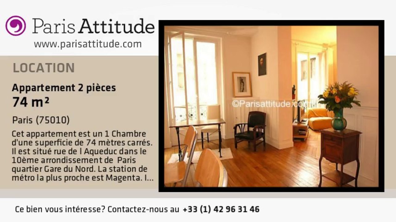 Appartement 1 Chambre à louer - Gare de l'Est/Gare du Nord, Paris - Ref. 1608