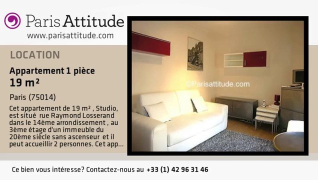 Appartement Studio à louer - Plaisance/Pernety, Paris - Ref. 7088