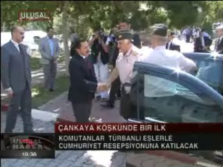 ÇANKAYA KÖŞKÜNDE BİR İLK