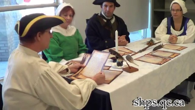 Les filles du Roy - le mariage de Joseph Isaac Lamy et Marie-Madeleine de Chevrainville dite Lafontaine - LaRPV-tv histoire