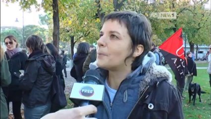 PROTESTA CONTRO IL CIE, CORTEO BLINDATO