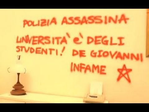 Napoli - L'irruzione al Rettorato della Federico II (16.11.13)