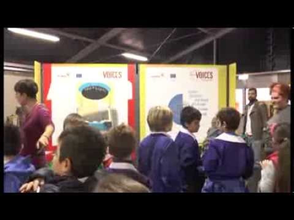 Napoli - Città della Scienza, progetto "Voices" su riciclo rifiuti (16.11.13)