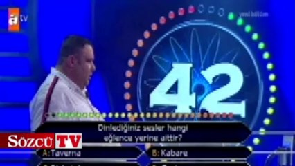 Verdiği cevaba kendisi bile inanamadı!