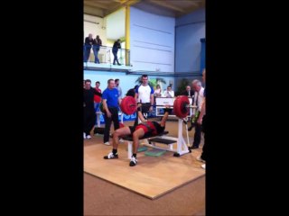 1/4 Finale Nationale de développé couché - Maromme 16-11-13 - Benjamin Cannessant