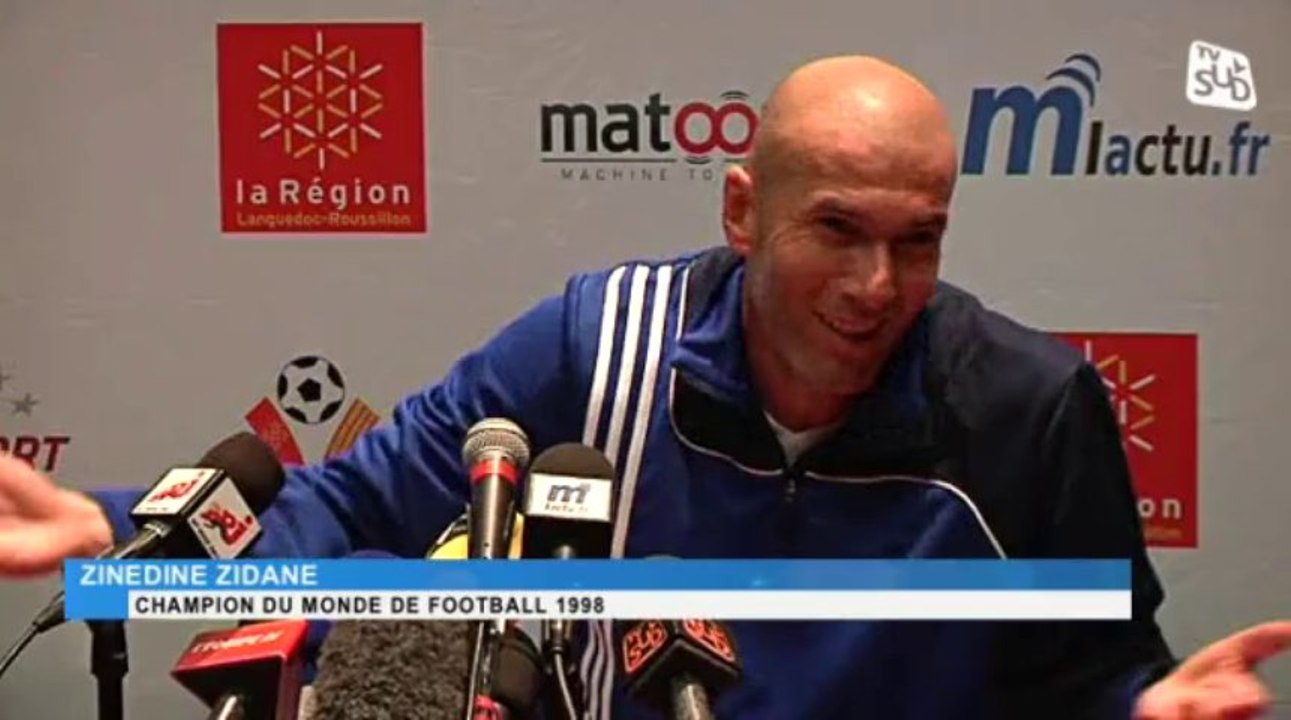 Défaite des Bleus en Ukraine : Zidane évite tout commentaire, à Montpellier pour les 60 ans du CIF