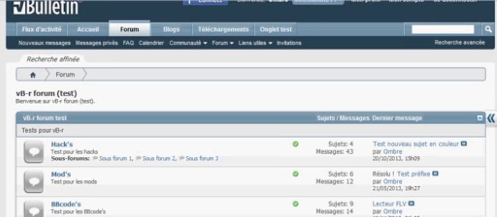 Sticky header vBulletin by Ombre