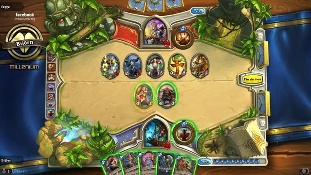 Hearhtstone - Arène avec BiJ0rn : Chaman 3/5 - Duels