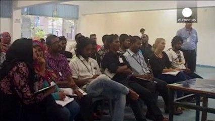 Tatil cenneti Maldivler'de yeni başkan göreve başladı