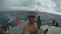 Jour 11 - ERDF - Des pieds et des mains (Class40) - Transat Jacques Vabre 2013