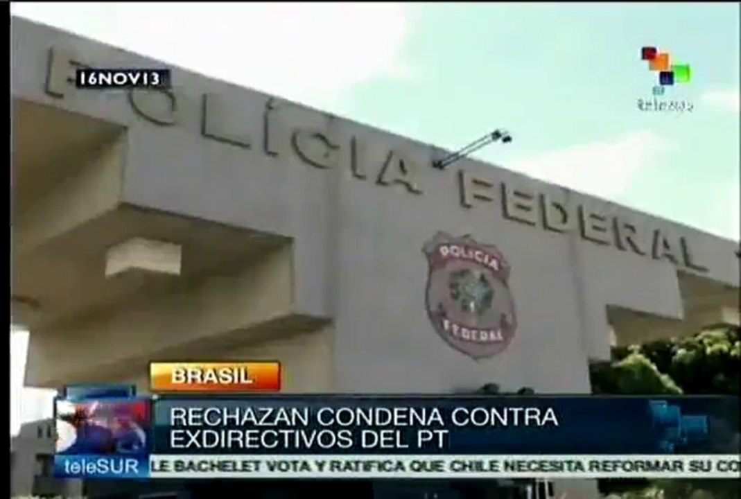 Rechazan en Brasil condena a dirigentes del PT por compra de votos