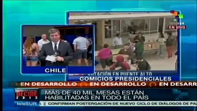 Crece afluencia de electores chilenos para elegir presidente