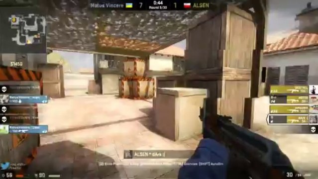 Prague Challenge Playoff - Na`Vi vs. ALsen @ mirage game 1