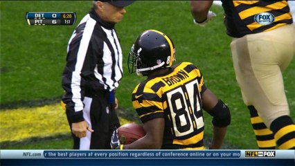 Antonio Brown 34-yard touchdown catch and run