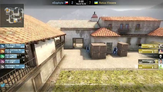Prague Challenge Semi-final - Na`Vi vs. neophyte @ mirage game 1