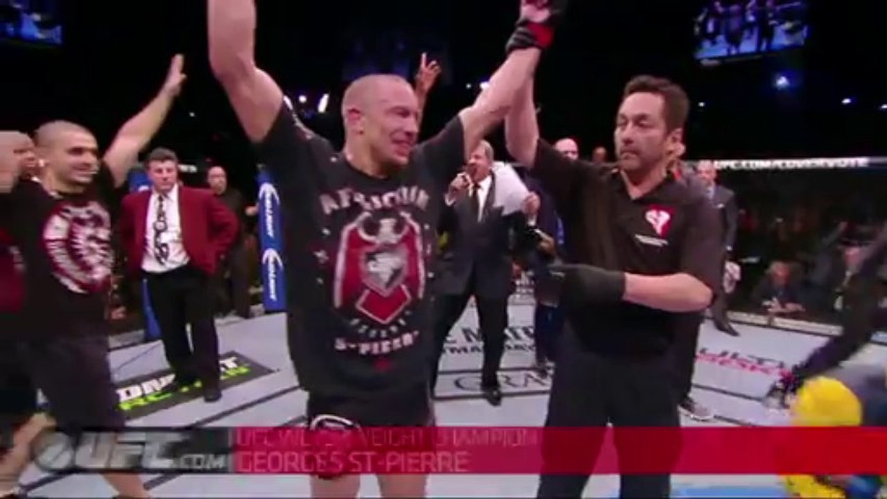 UFC 167: Georges St-Pierre Post-Fight Interview