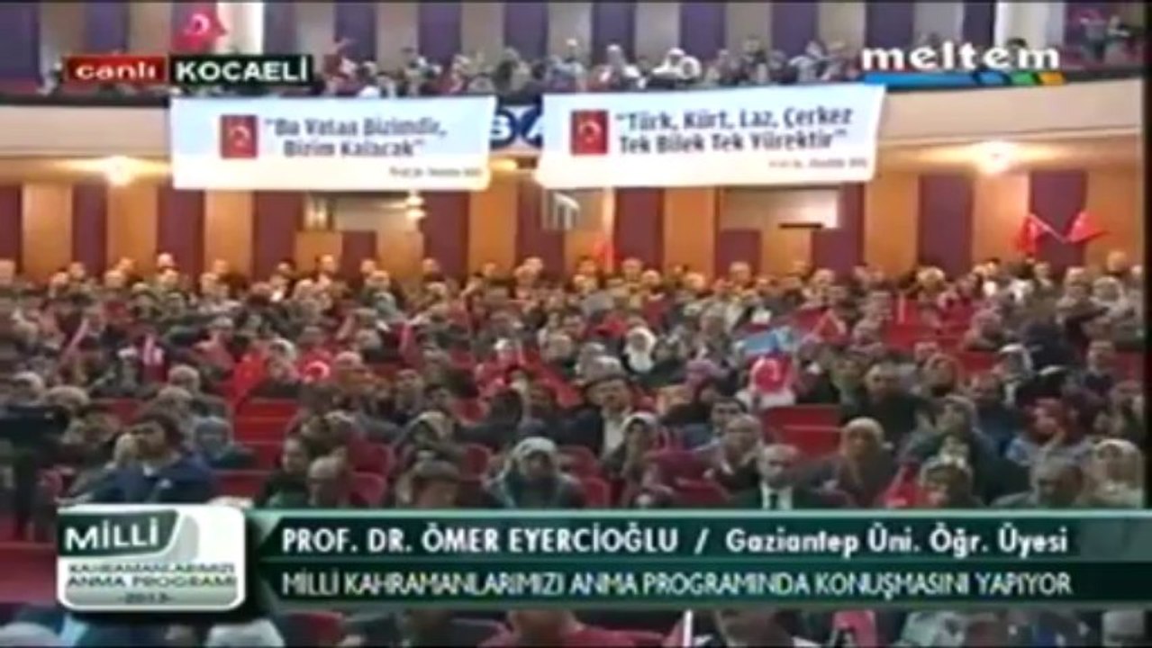 Milli Kahramanlarımızı Anma Programı Prof. Dr. Ömer Eyercioğlu Gaziantep Üniv. Öğr. Üyesi 17,11,2013