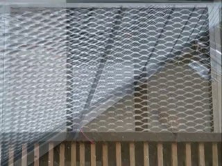 métal déployé: garde-corps acier galvanisé