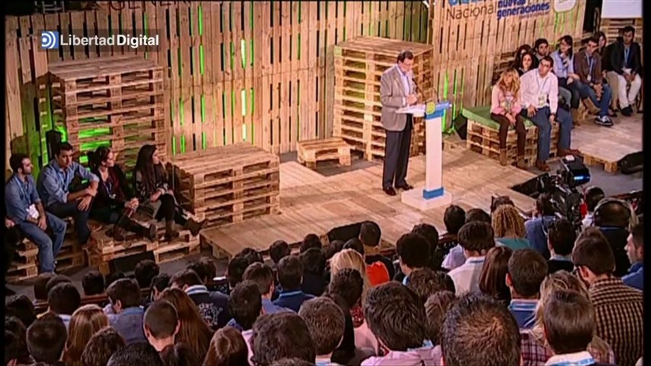 Mariano Rajoy en la Convención Nacional de Nuevas Generaciones del PP
