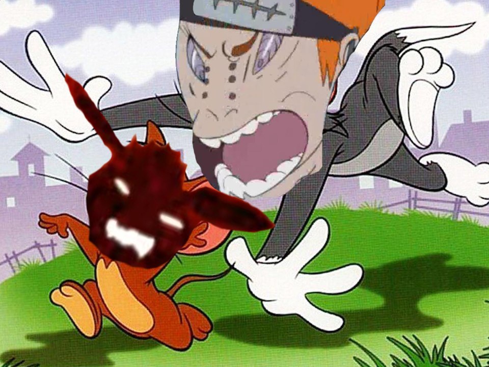 Naruto vs Pain Looney Tunes latino