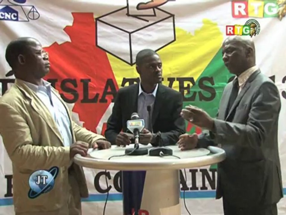 Fodé Mohamed Soumah dans l'émission Paroles de Candidats lors des élections législatives du 28 septembre 2013