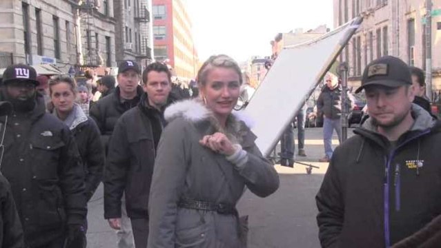 Cameron Diaz on Set of Annie